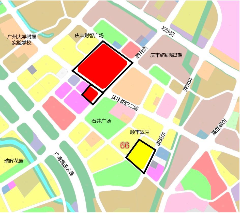 是廣州國際金融城向北拓展的區域