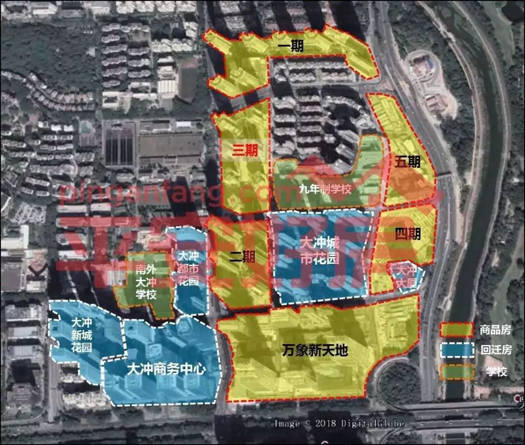 在這份回遷房投資價值兌現(xiàn)的樓盤名單上