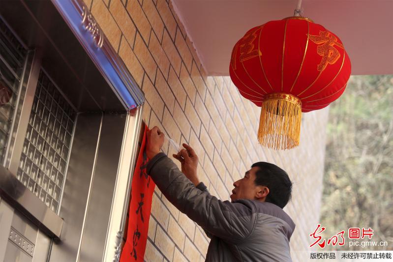 記者來到即墨古城安置區(qū)活動現場