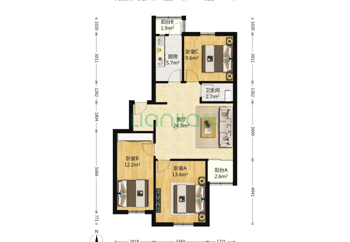 龍華園和華龍苑南里都比這個小區貴